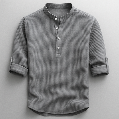 Hudson Henley Shirt | Long Sleeve Casual