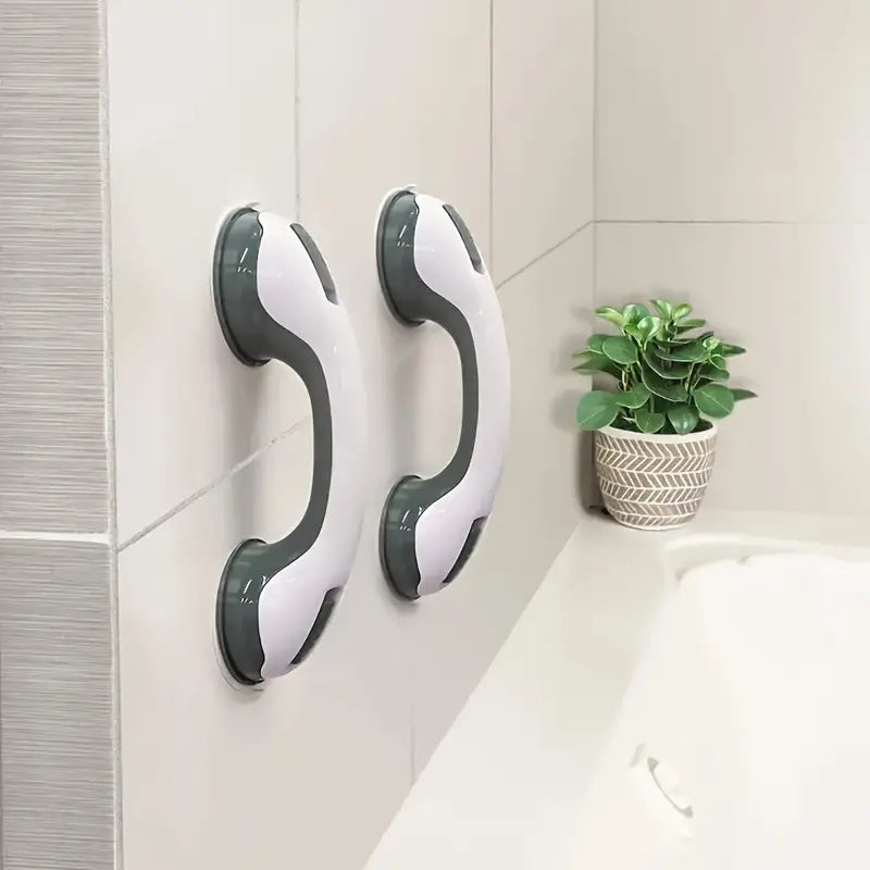Suction Cup Grab Bar with Ergonomic Grip