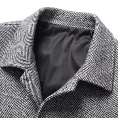 Marc Herringbone Short Coat