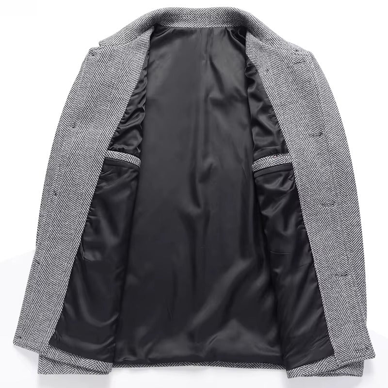 Marc Herringbone Short Coat