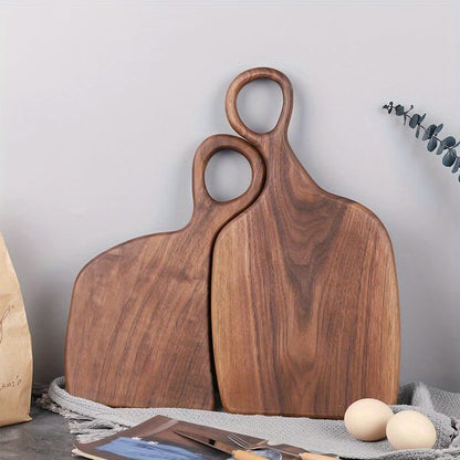Walnut Wood Cutting Board with Rounded Handle