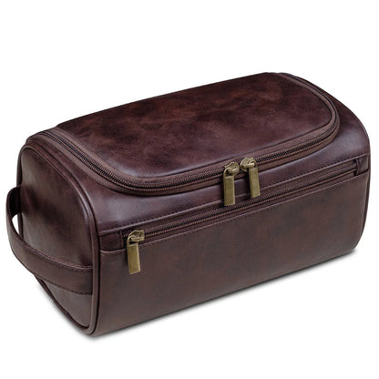 Classic Leather Toiletry Bag