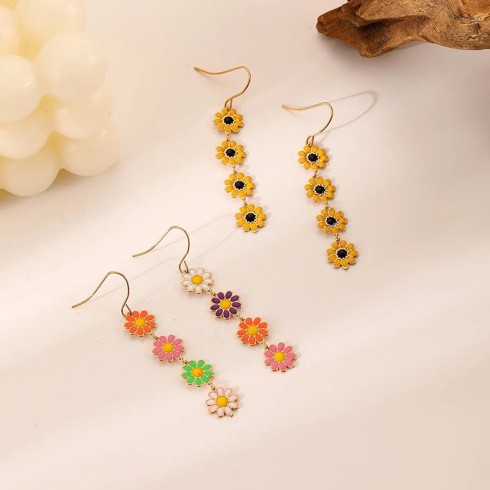 Daisy Charm Earrings
