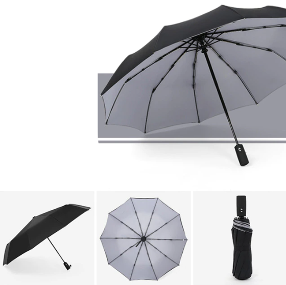 Storm-Proof Folding Umbrella – Durable Wind-Resistant Design