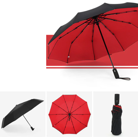 Storm-Proof Folding Umbrella – Durable Wind-Resistant Design