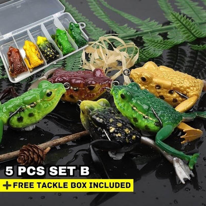 Spirebuzz™ JumpMaster Frog Lure - 5 Pcs Set