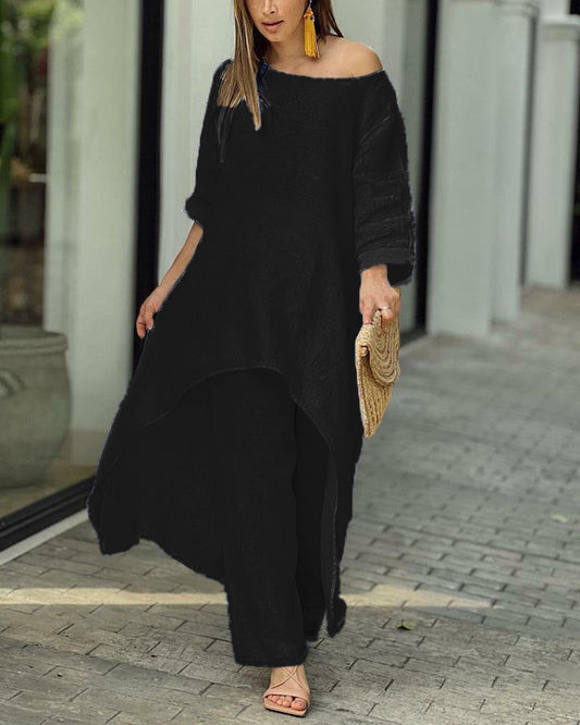 Clarisse™ - Casual linen set for women
