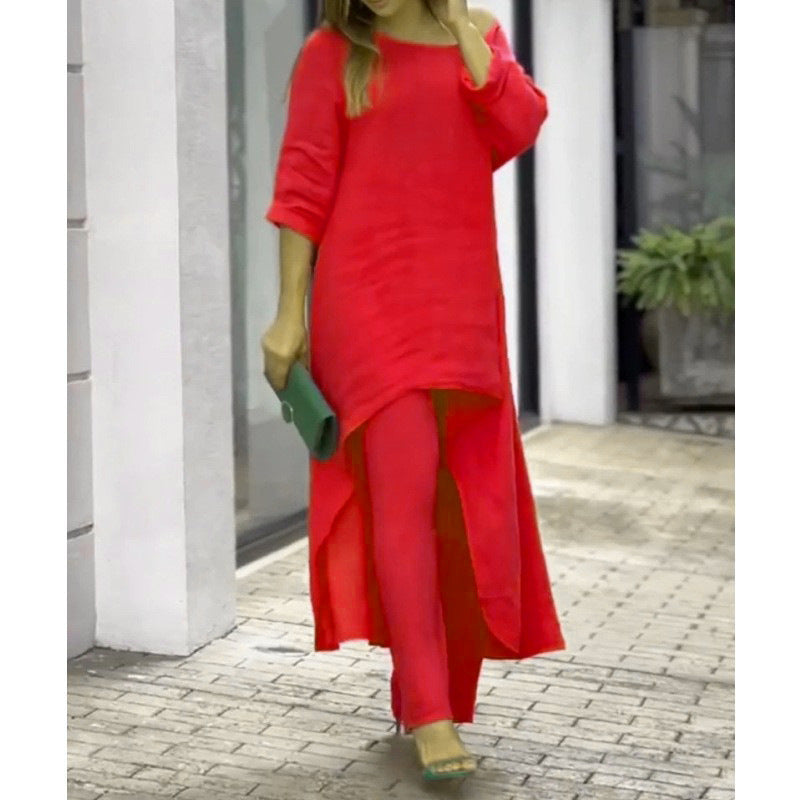 Clarisse™ - Casual linen set for women