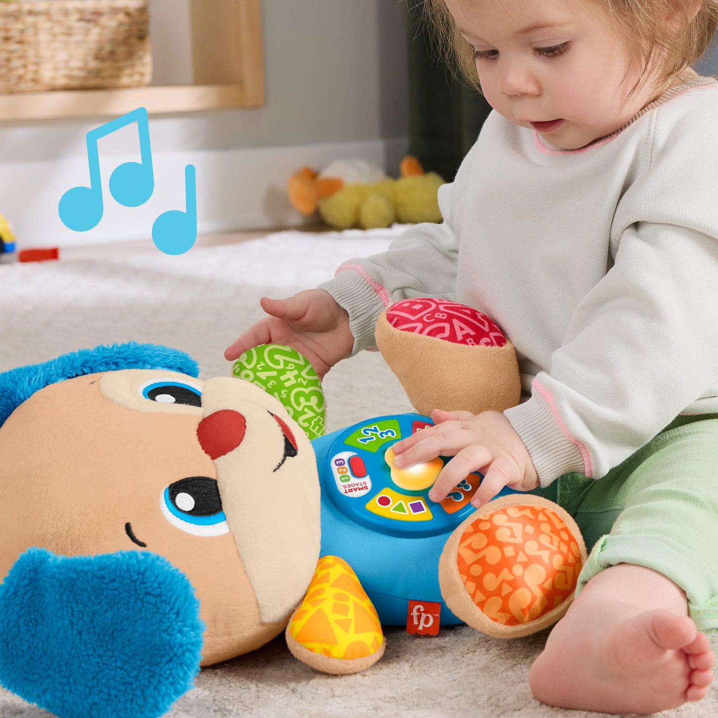 Fisher-Price – Laugh & Learn – Puppy with Progressive Learning – Musical Plush