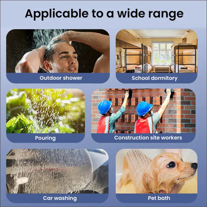 AquaFresh™ camping shower system - freedom and refreshment on the go