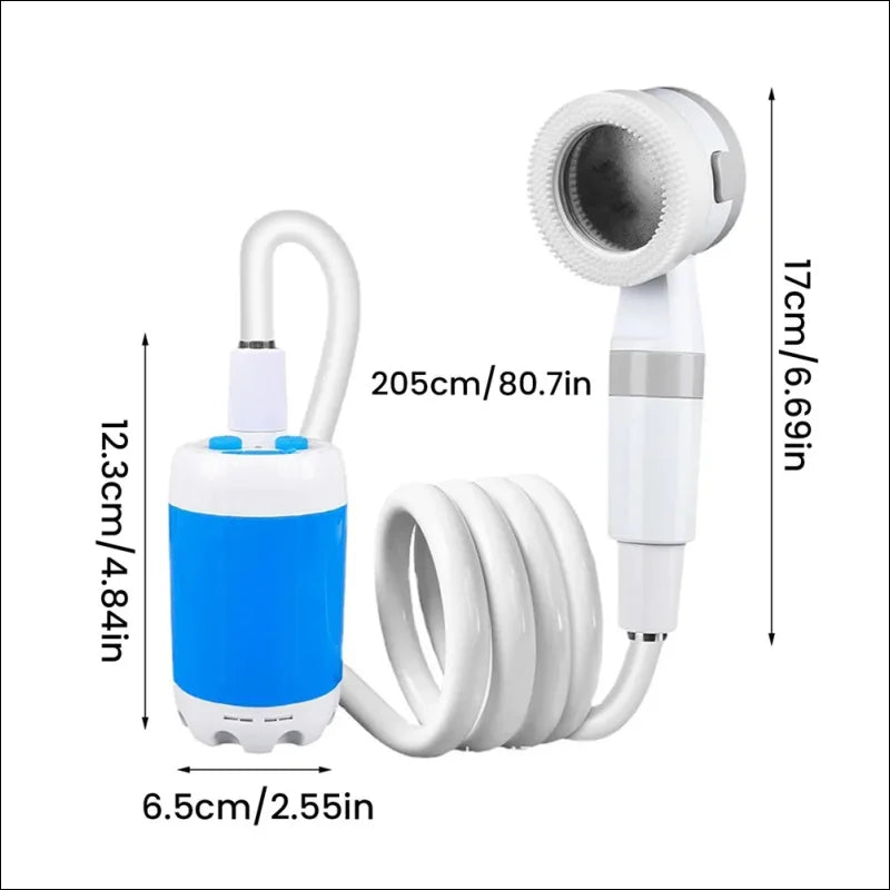 AquaFresh™ camping shower system - freedom and refreshment on the go