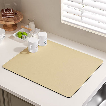 Silicone Dish Drying Mat With Non-Slip Quick-Dry Surface